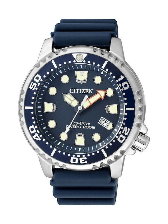 Citizen Promaster Ρολόι Eco - Drive με Καουτσούκ Λουράκι Citizen Promaster Ρολόι Eco - Drive με Καουτσούκ Λουράκι