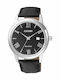 Citizen Men's Watch 40mm Eco - Drive with Black Leather Strap