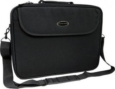 Classic Τσάντα Ώμου / Χειρός για Laptop 15.6" σε Μαύρο χρώμα