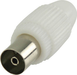 Valueline VLSP40923W Βύσμα Coaxial 2τμχ