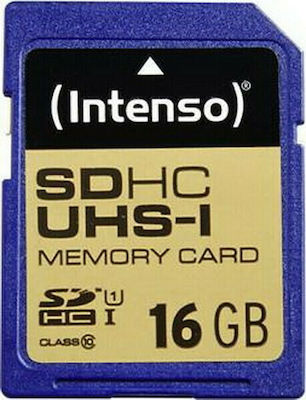 Intenso Premium SDHC 16GB Clasa 10 U1 UHS-I