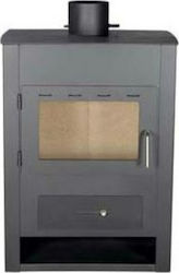 Syrios Parnon Steel Wood Stove 11.2kW Black