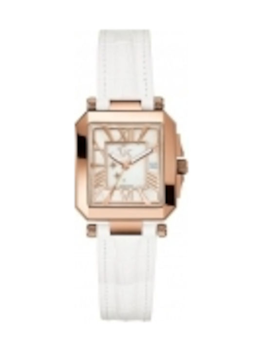 Guess Uhr mit Rosa Lederarmband