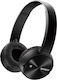 Sony MDR-ZX330BT Bluetooth Drahtlos Am Ohr Gelegentliche Nutzung Kopfhörer mit 30 Stunden Betriebszeit Schwarz