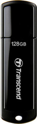 Transcend JetFlash 700 128GB USB 3.0 Stick Schwarz