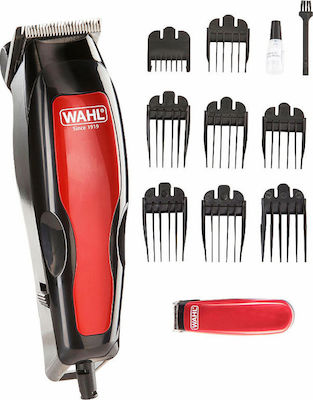 Wahl Professional Home Pro 100 Combo Σετ Κουρευτικής Μηχανής Ρεύματος Κόκκινο 1395-0466