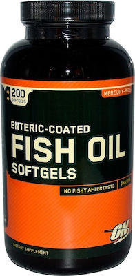 Optimum Nutrition Enteric Coated Fish Oil 200 μαλακές κάψουλες