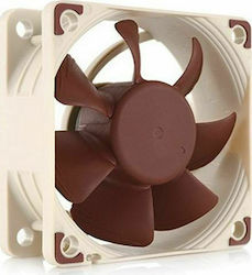 Noctua NF-A6x25 Case Fan 60mm με Σύνδεση 4-Pin PWM Καφέ