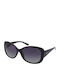 Polaroid Damen Sonnenbrille mit Schwarz Kunststoff Gestell und Schwarz Verlaufsfarbe Polarisiert Linse P8317 KIH/IX
