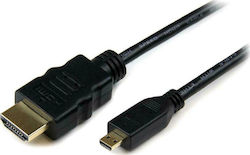 Powertech HDMI 1.4 Kabel HDMI-Stecker - Mikro-HDMI-Stecker 1.5m Schwarz