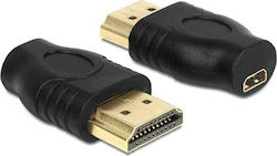 DeLock HDMI мъжки в micro HDMI женски 1бр (65507)
