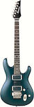 Ibanez Ergodyne series Електрическа Китара Stratocaster с HSH Конфигурация на Пикапите Smoke Green Flat