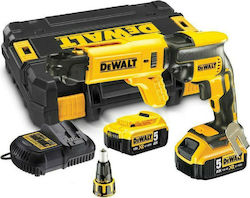 Dewalt Κατσαβίδι Γυψοσανίδας Μπαταρίας Brushless 18V 2x5Ah