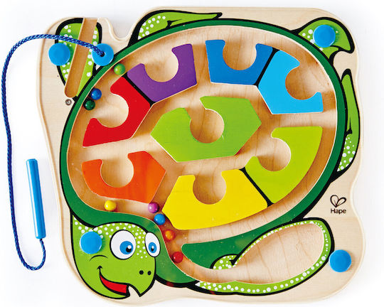 Hape Jucărie pentru Bebeluși Colorback Sea Turtle din Lemn pentru 24++ Luni