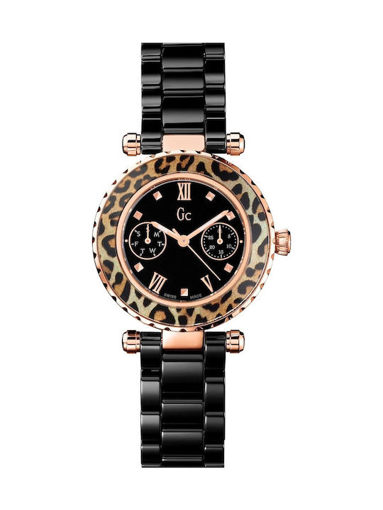 GC Watches Uhr Chronograph mit Schwarz Metallarmband X35016L2S