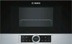 Bosch BEL634GS1 Εντοιχιζόμενος Φούρνος Μικροκυμάτων με Grill 21lt Inox