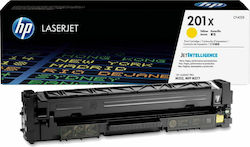 HP 201X Original Toner Laserdrucker Gelb Hohe R...