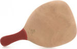 My Morseto Beach Racket Beige with Straight Handle Red