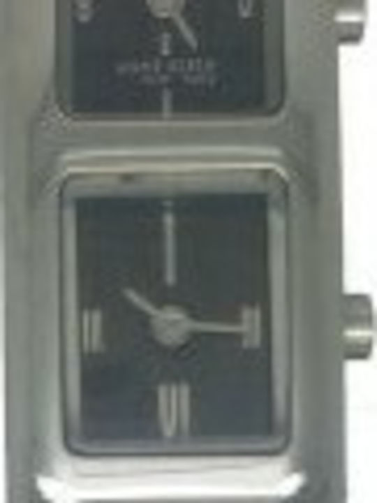 Anne Klein Дамски Часовник Кварцов с Черна Кожена Каишка