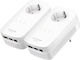 TP-LINK TL-PA8030P KIT v1 Powerline Double Wired with Passthrough Socket and 3 Gigabit Ethernet Ports
