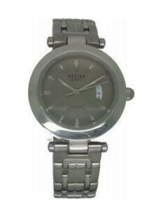 Westar Watch with Silver Metal Bracelet