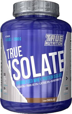 True Nutrition True Isolate Molkenprotein Laktosefrei mit Geschmack Schokolade 2kg