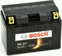 Bosch Μπαταρία Μοτοσυκλέτας M6017 με Χωρητικότητα 11Ah