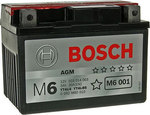 Bosch Μπαταρία Μοτοσυκλέτας M6001 με Χωρητικότητα 3Ah