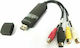 Aculine AD-014 Videoaufzeichnung für Laptop / PC und Verbindung USB-A