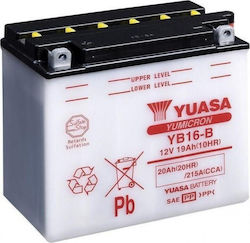 Yuasa Deschis Baterie Motocicleta YB16-B cu Capacitatea 19Ah