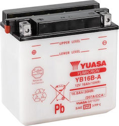 Yuasa Motorradbatterie YB16B-A mit Kapazität 16.8Ah