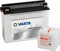 Varta Motorradbatterie YB16AL-A2 mit Kapazität 16Ah