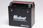 Unibat Μπαταρία Μοτοσυκλέτας CBTX14-BS/YTX14-BS με Χωρητικότητα 12Ah