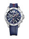 Tommy Hilfiger Nolan Watch Battery with Blue Rubber Strap