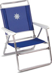Forma Plaz Textline Chair Beach Aluminium Blue 72cm.
