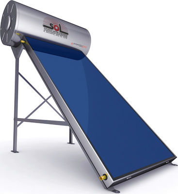 SOL-Violaris EnergyPro Ηλιακός Θερμοσίφωνας 160 λίτρων Glass Διπλής Ενέργειας με 2.5τ.μ. Συλλέκτη