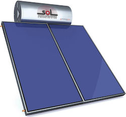 SOL-Violaris EnergyPro Ηλιακός Θερμοσίφωνας 200lt/3m² Glass Διπλής Ενέργειας με Επιλεκτικό Συλλέκτη