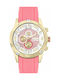 Decerto Watch with Pink Rubber Strap