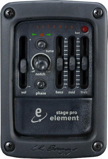 LR Baggs Stagepro Element G09LR00004 Pedale Equalizer E-Gitarre und E-Bass