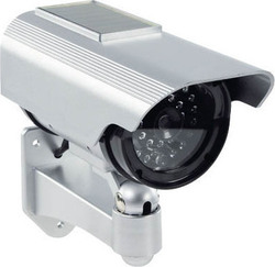 Konig Sas-Dummy Cam 35 Solar Dummy Surveillance Bullet Camera Silver