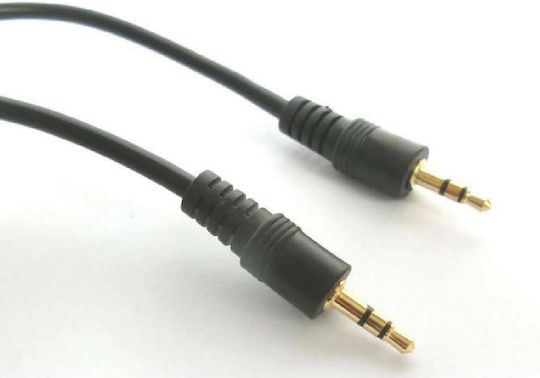 Aculine 3,5mm Klinkenkabel 3,5mm Stecker - 3,5mm Stecker Schwarz 3m