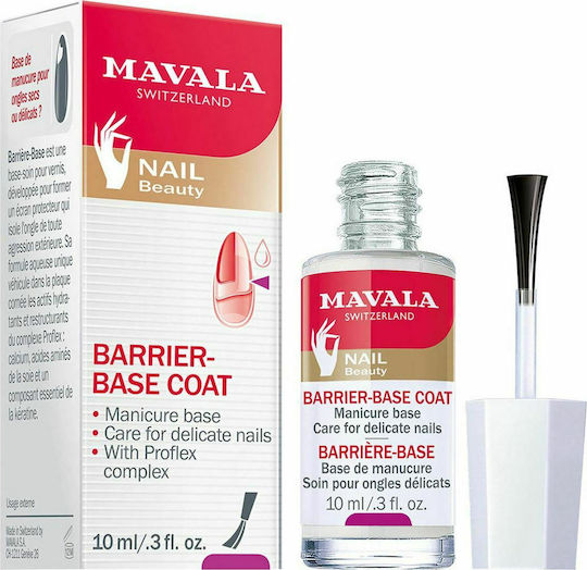 Mavala Switzerland Barrier Strat de bază pentru lacuri de unghii obișnuite Uscare rapidă 10ml