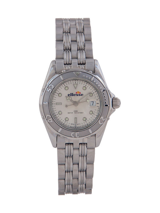 Ellesse Watch Battery with Silver Metal Bracelet 03-0054-201