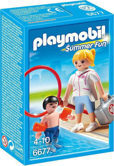 Playmobil Summer Fun Pool Supervisor for 4-10 years old