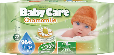 BabyCare Chamomile cu Mușețel 72buc