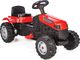Kids Foot-to-Floor Ride On Tractor with Pedal Red