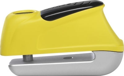 Abus Trigger 350 Κλειδαριά Δισκόφρενου Μοτοσυκλέτας με Συναγερμό & Πείρο 10mm Κίτρινο Χρώμα