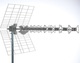 Fracarro BLU 10HD LTE UHF Εξωτερική Κεραία Τηλεόρασης (δεν απαιτεί τροφοδοσία) σε Ασημί Χρώμα Σύνδεση με Ομοαξονικό (Coaxial) Καλώδιο