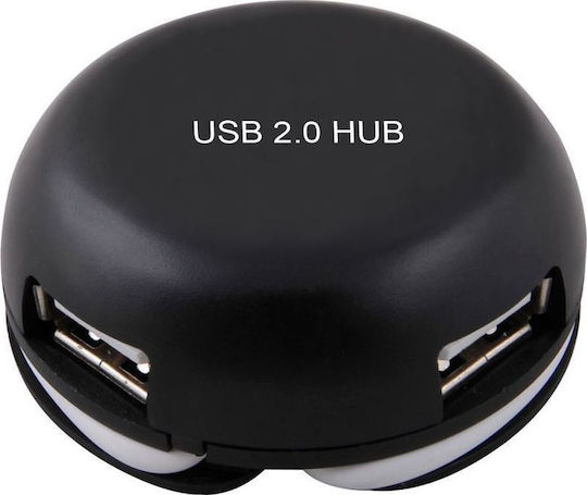 Powertech USB 2.0 4 Port Hub with USB-A Connection