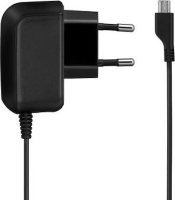 Samsung Ladegerät mit integriertem Kabel Micro-USB Schwarzs (ETA-3U30E)